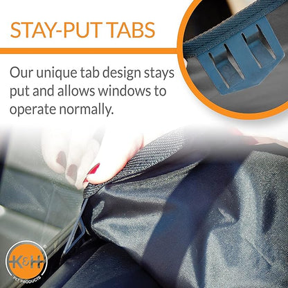 K&H Pet Products Vehicle Door Protector Black 2 Packs