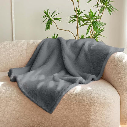 PETHUR Super Soft Dog Blankets for Medium Dogs 29"x40", Dark