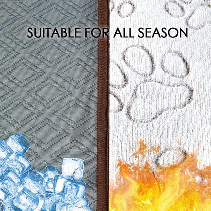 Qeils Cooling Dog Blanket for All Season 60x80