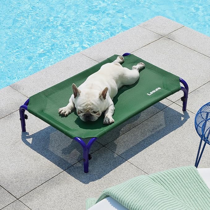 Lesure Elevated Raised Outdoor Dog Bed 34"