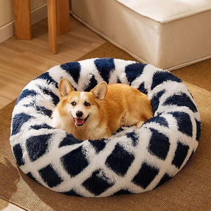 Bedsure Calming Dog Bed for Medium Dogs 30 inches 45 lbs