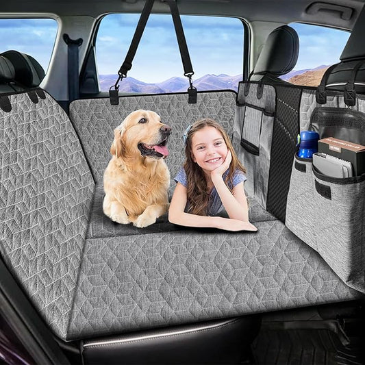 Back Seat Extender for Dogs Dog Seat Cover for Back Seat