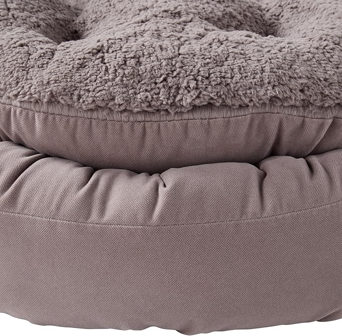 Maddie Donut Dog Bed with Removable Center Pillow (24" x 24")