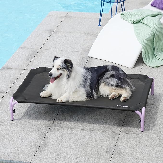 Lesure Elevated Raised Outdoor Dog Bed 49"