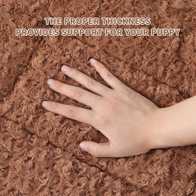 NOYAL Dog Bed Mat Soft Washable Dog Crate