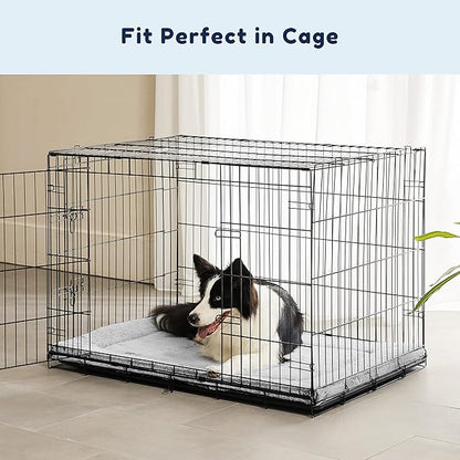 Figopage Stylish Dog Bed for Crate with Removable Machine Washable 36x24 Inches