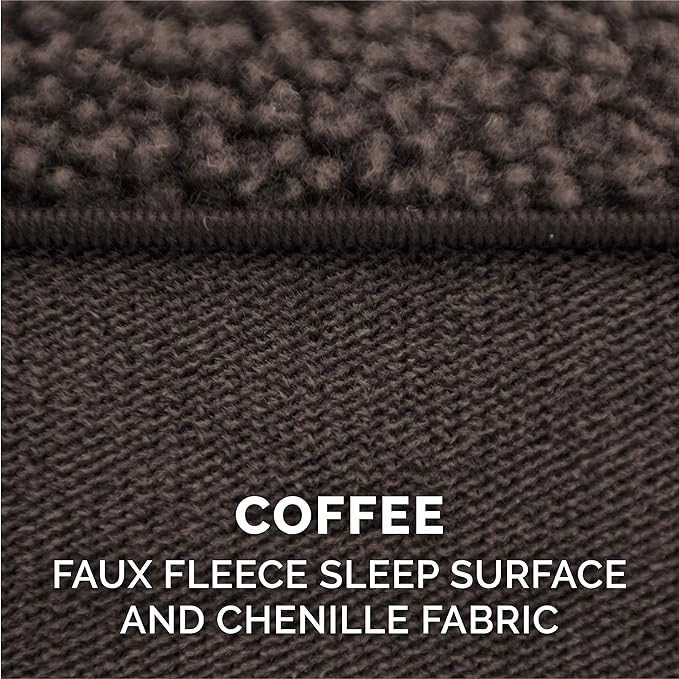 Furhaven Memory Foam Dog Bed for Large Dogs w/ Removable Bolsters & Washable Cover 125 lbs