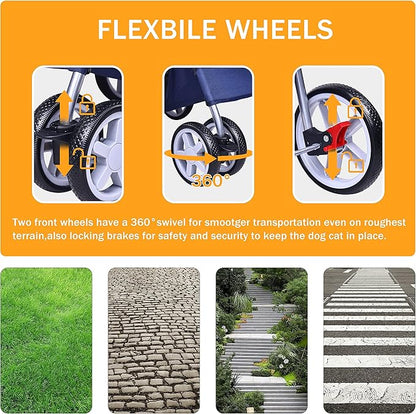 Elevon Pet Stroller 4 Wheels