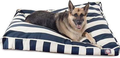 Majestic Pet Rectangle Large Dog Bed Washable – Non Slip Comfy Pet Bed – Dog Crate Bed with Removable Washable Cover – Dog Kennel Bed for Sleeping 50x42x5 Inch