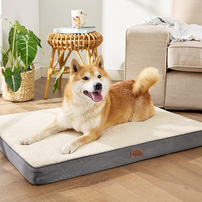 Bedsure Large Dog Crate Bed 75 lbs