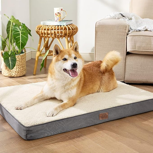 Bedsure Large Dog Crate Bed 75 lbs