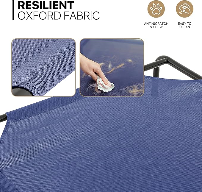 MoNiBloom Elevated Dog Bed for Large Dogs 54 Inches