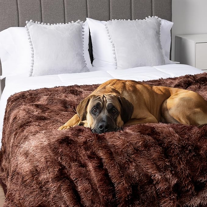 PetAmi Waterproof Dog Blanket for Large Dog 90x90 Tie-Dye