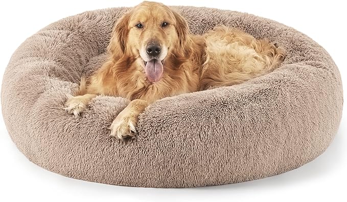 Bedsure Calming Dog Bed for Extra Large Dogs 45 inches 125 lbs