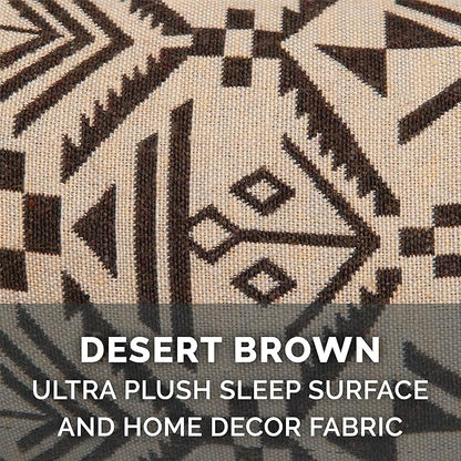 Furhaven Replacement Dog Bed Cover Plush & Southwest Kilim Décor Sofa-Style