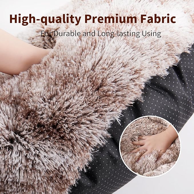 Calming Dog Bed for Large Cats and Dogs 23.5'')