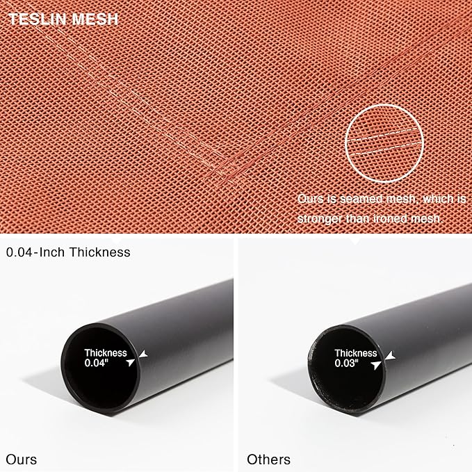 Love's cabin Elevated Cooling Dog Bed for Medium Dogs Beach,Orange,43 inches