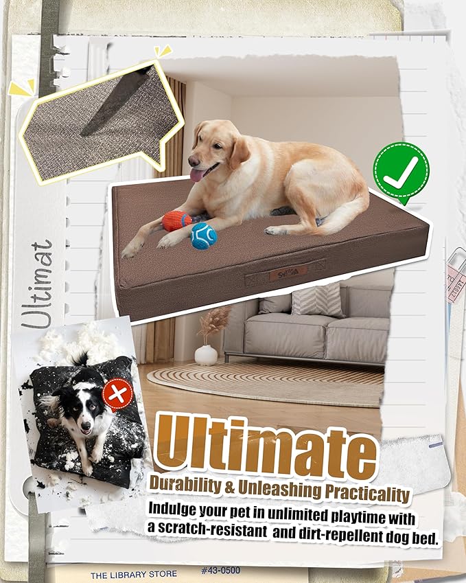 Sytopia XXL Dog Crate Bed 130 lbs,