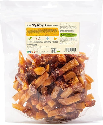 Pet 'n Shape Sweet Potato Chews Jerky Dog Treats 1 Pound