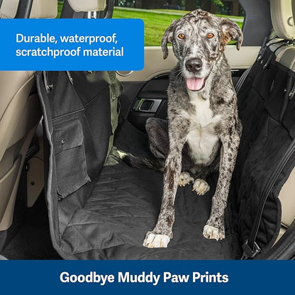 PetSafe Happy Ride Quilted Hammock Seat Cover – Waterproof & Durable – Machine Washable – Fits Most Cars