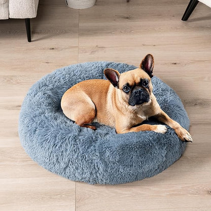 PetAmi Calming Dog Bed for Small Medium Dog Cat 25 lbs, 23 inch,