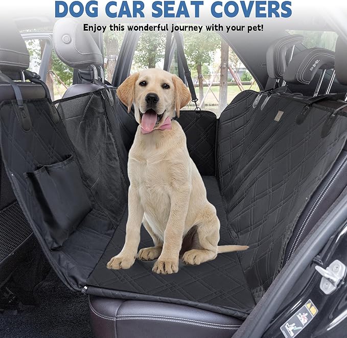 Dog Car Seat Cover 54" x 58" Dog 600D Oxford