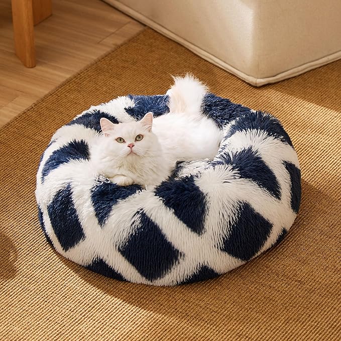 Bedsure Calming Cat Beds for Indoor Cats 20 inches, 15 lbs