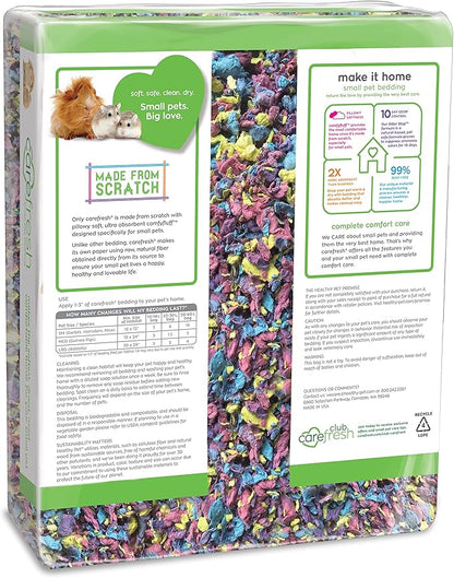 carefresh confetti small pet bedding, 50L (Pack May Vary) (L0410)