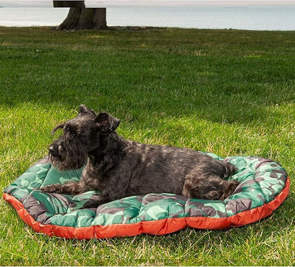 Furhaven Outdoor Travel Dog Bed for Small Dogs w/ Carry Bag