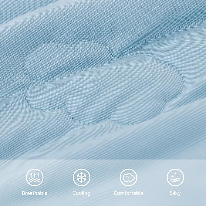 Lesure Premium Cooling Blankets for Small Dogs Q-MAX>0.4，Durable Self 25x35