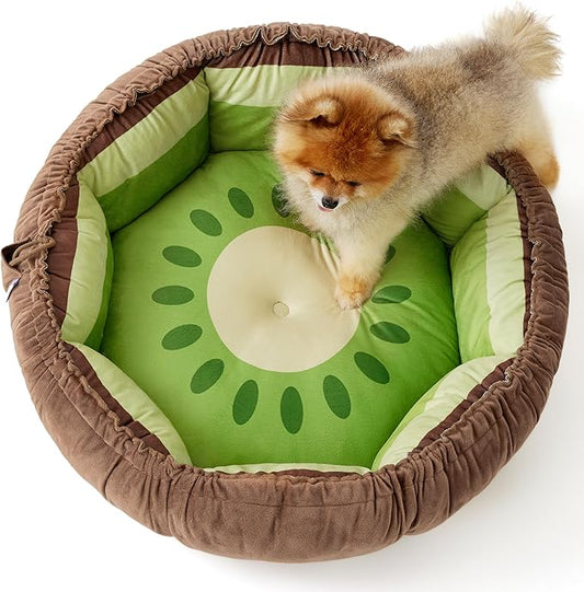 Lesure Dog beds for Small Dogs 25x25x8 Inches