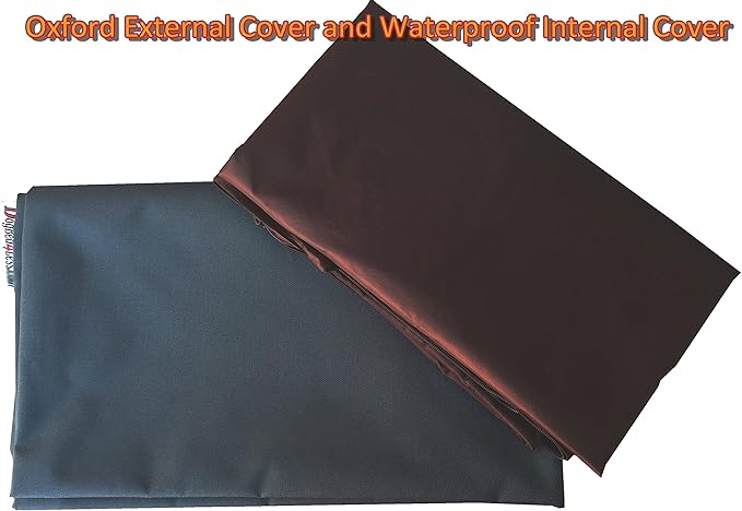 Dogbed4less Do It Yourself DIY Pet Bed Pillow Duvet Oxford Cover + Waterproof Internal case for Dog/Cat at Large 48"X29" Dark Slate Color - Covers only