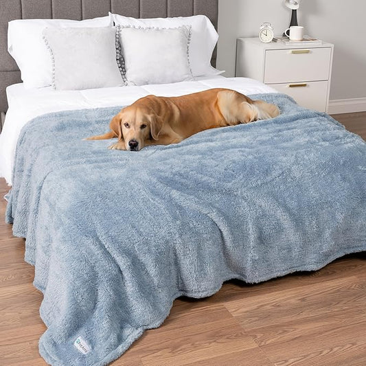 PetAmi Dog Blanket for Large Dogs Blue 60x80