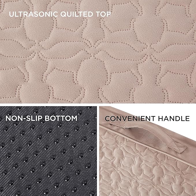 Bedsure Orthopedic Dog Bed for Medium Dogs 2-Layer Thick (30x20x3 Inches),