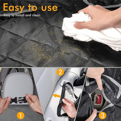 BRONZEMAN 100% Waterproof Bench Car Seat Cover Protector