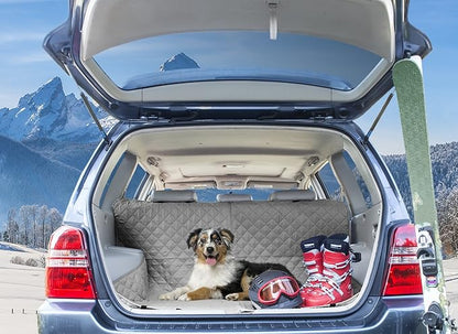 Furhaven Universal Water-Resistant Quilted Hammock-Style Backseat or Cargo Area Protector