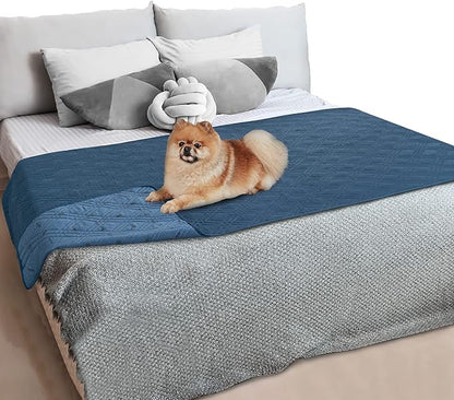 PetAmi Waterproof Couch Cover for Dogs 52x82 Blue