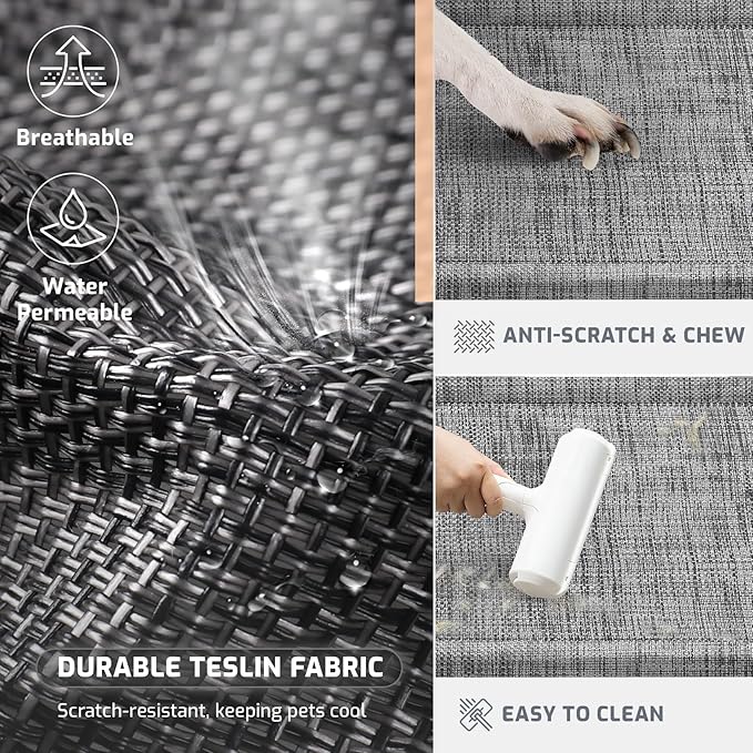 Elevated Cooling Cots Dog Bed: Raised Outdoor & Indoor Pet Cot