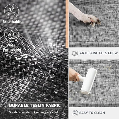 Elevated Cooling Cots Dog Bed: Raised Outdoor & Indoor Pet Cot