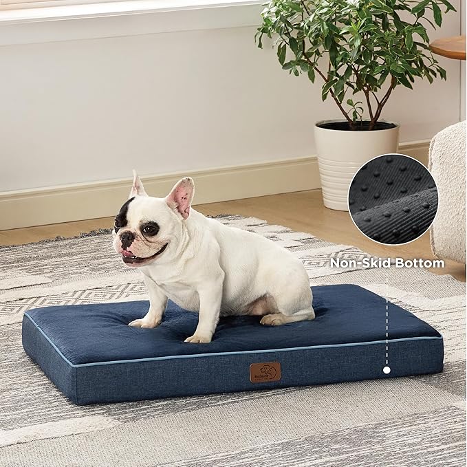 Bedsure Memory Foam Dog Bed for Medium Dogs