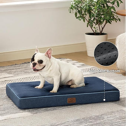 Bedsure Memory Foam Dog Bed for Medium Dogs
