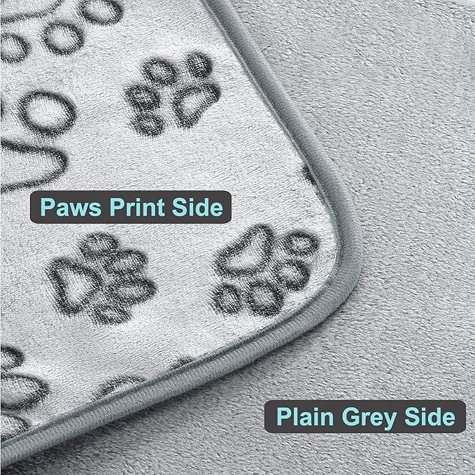 UTTPLL Stuffed-Premium-Dog-Blankets-Flannel Pet Printed Throw Soft Fluffy Fleece