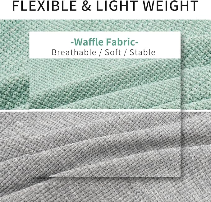 KYEESE 2Pack Dog Shirts Waffle for Small Dogs Stretchy Dog T-Shirts Lightweight Dog Tank Top Sleeveless Dog Vest Breathable Cat Shirt