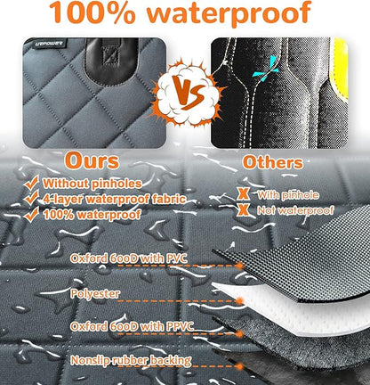 URPOWER Dog Car Seat Cover for Front Seat 100% Waterproof