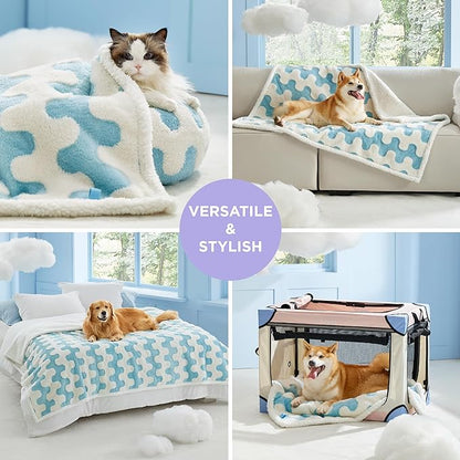 Lesure Waterproof Dog Blanket for Large Dogs 3D Textured