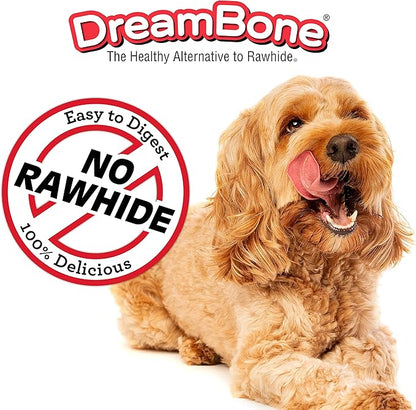 DreamBone Twist Sticks, Wrapped With Real Chicken, Rawhide-Free Chews For Dogs, 50 Count