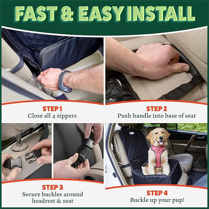 MuttStuff & Co Front Seat Dog Cover