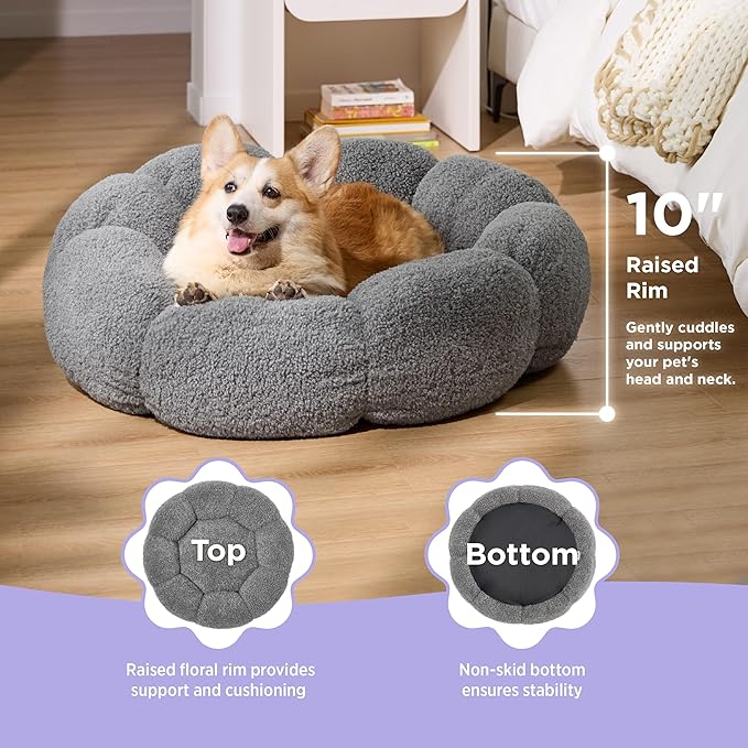 Lesure Calming Large Dog Bed 100 lbs, 36"