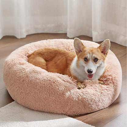 Bedsure Calming Dog Bed for Medium Dogs 30 inches 45 lbs