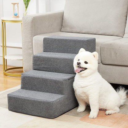 Dog Stairs & Steps for Small Dogs Cats 4-Step (18''